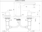 3-Hole Basin Mixer - Image 2