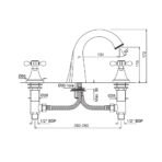 3-Hole Basin Mixer - Image 2