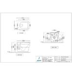 Rimless, Blind Installation Wall Hung WC - Image 2