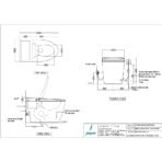 Fully Automatic Rimless Floor Mounted WC - Image 2