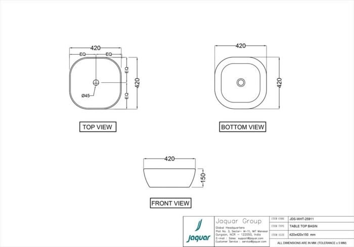 Table Top Basin - Image 2