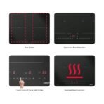 Hafele Built In Induction Hob - 2 Zone , 30 cm - Nero 30 - Image 4