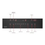 Hafele Built In Induction Hob - 2 Zone , 30 cm - Nero 30 - Image 2