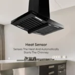 Auto Clean Island Kitchen Chimney Filter less with BLDC Motor 90cm 1600 m3/h-Remote Control - Image 2