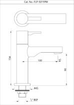 Pillar Cock -FLP-CHR-5011PM - Image 2
