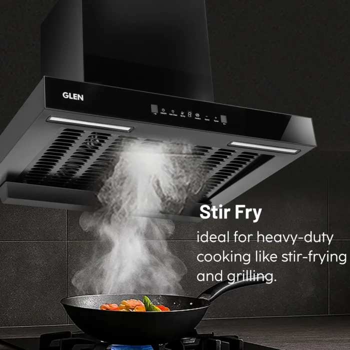Auto Clean Filterless Slim Chimney with Inverter Technology, BLDC Motor 1400 m3/h - 60/76/90cm (CH6052SLBLDCB) - Image 9