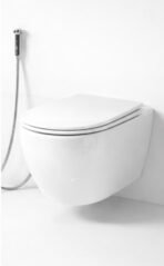 Rim-Free, Blind Installation Wall Hung With UF Seat Cover - Image 3