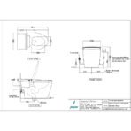 Automatic Rimless Floor Mounted WC - Image 2