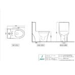 Rimless Single Piece WC - Image 2