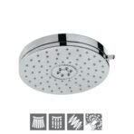 Overhead Shower ø140mm Round Shape Multi Flow