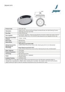 Overhead Shower Round Shape Single Flow - Image 2