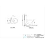 Rimless Single Piece WC - Image 2