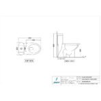 Rimless Single Piece WC - Image 2