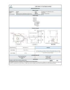 Rimless Bowl With Side Flush Cistern - Image 2