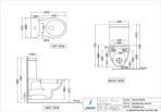 Bowl with Cistern for Extended Wall Hung WC - Image 2