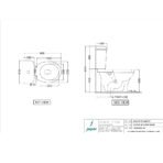 BOWL WITH CISTERN FOR COUPLED WC - Image 2