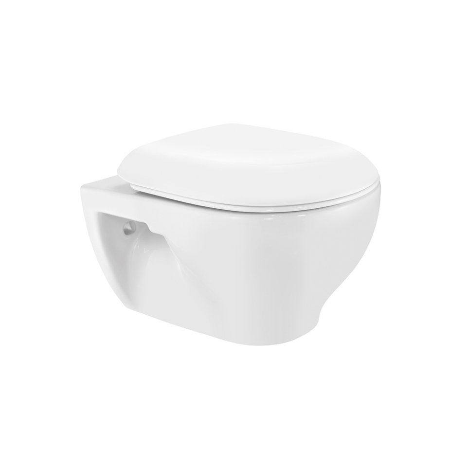 CNS-WHT-961NUF Rimless Wall Hung WC - Image 1