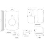 Single Lever Exposed Parts Kit of Hi-flow Diverter - Image 2