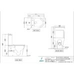 Rimless Bowl With Cistern For Coupled WC - Image 2
