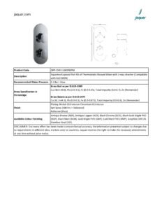Aquamax Exposed Part Kit with 3-way diverter - Image 2