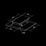 Hafele 30 cm 2 Burner Hob Altius Series ALTIUS FS 230 - Image 4