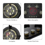 Hafele 86 cm 4 Burner Hob Altius Plus Series ALTIUS PLUS 490 - Image 6
