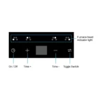 Hafele Cronus Digi-Step 480 80 cm 4 Burner Hob – Full Brass Burners, Step Flame Technology, Insta Ignition - Image 5