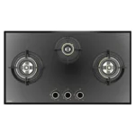 Hafele Fully Sealed Built-In 78 Cm and 3 Burner Gas Hob | ALTIUS FS 378 Series