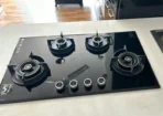 Hafele AUGUSTA 490 90CM Black Full Brass Burners with Flame Failure Safety Device 8mm Tempered Glass Built-In Hob (Copy) - Image 5